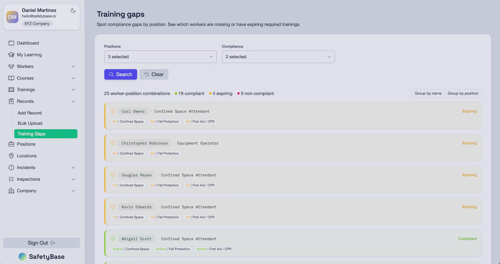 SafetyBase screenshot 5