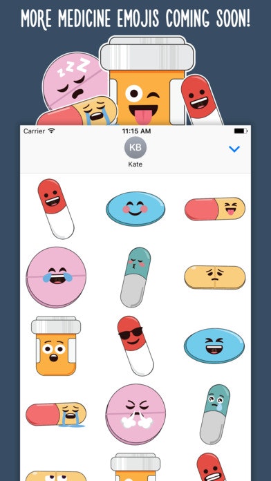 Funny Medicine Emoji for iMessage gallery image