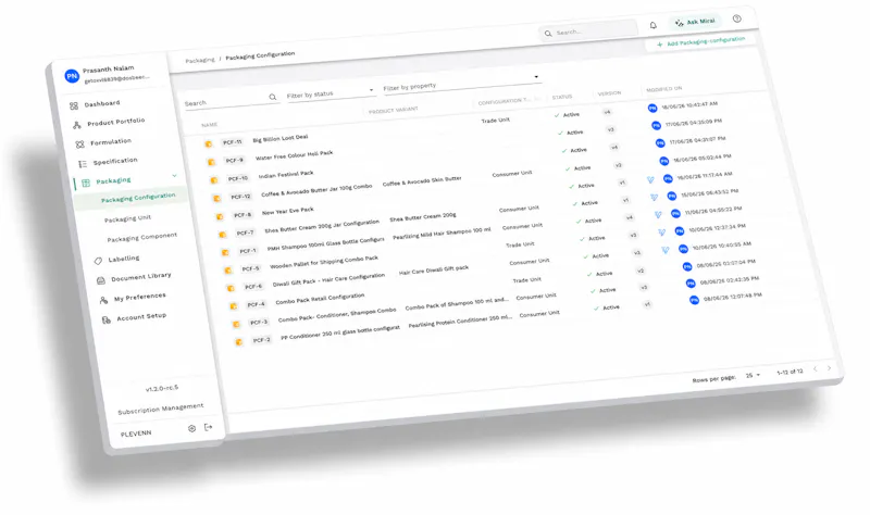 PLEVENN PLM Platform screenshot 9