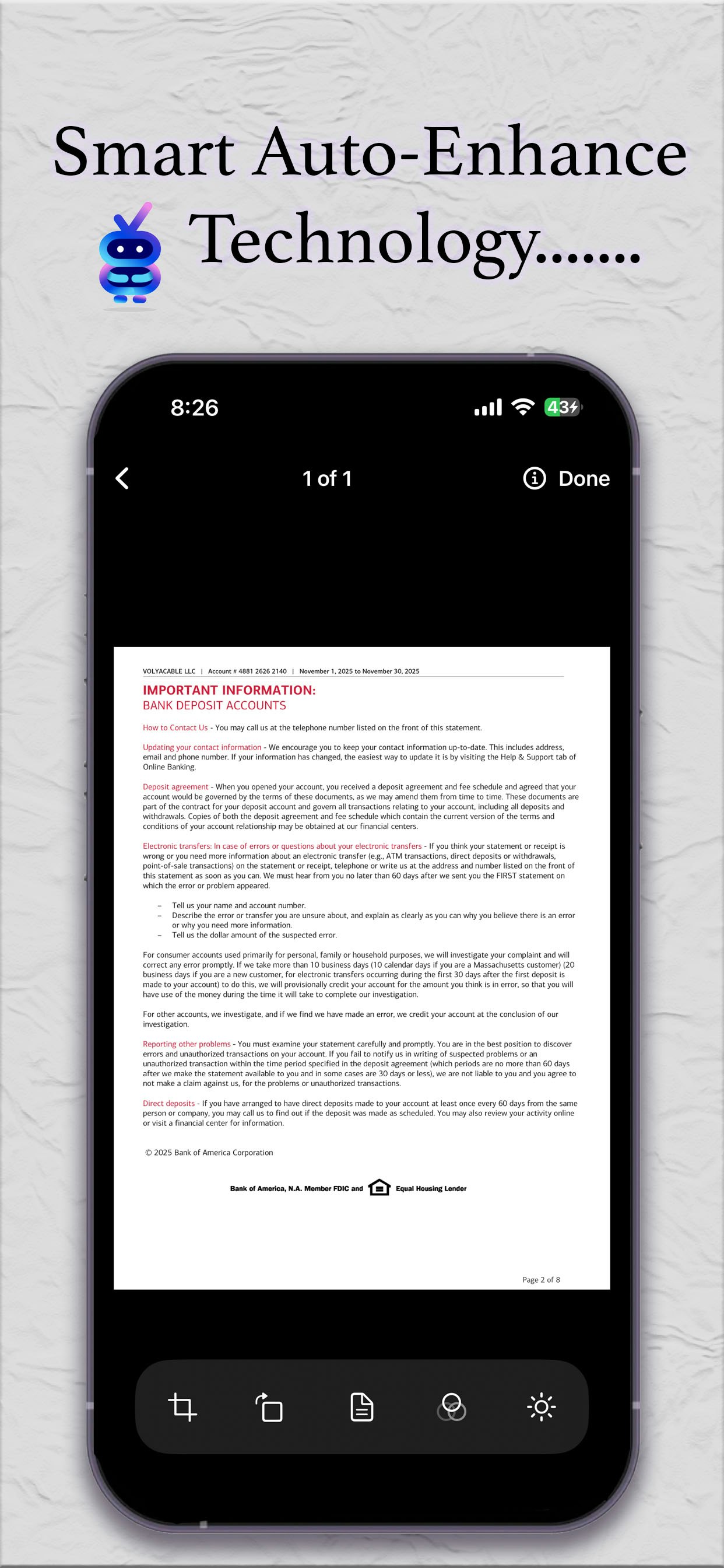 PDF Scanner by CScanner - Screenshot 5 showing product features and functionality