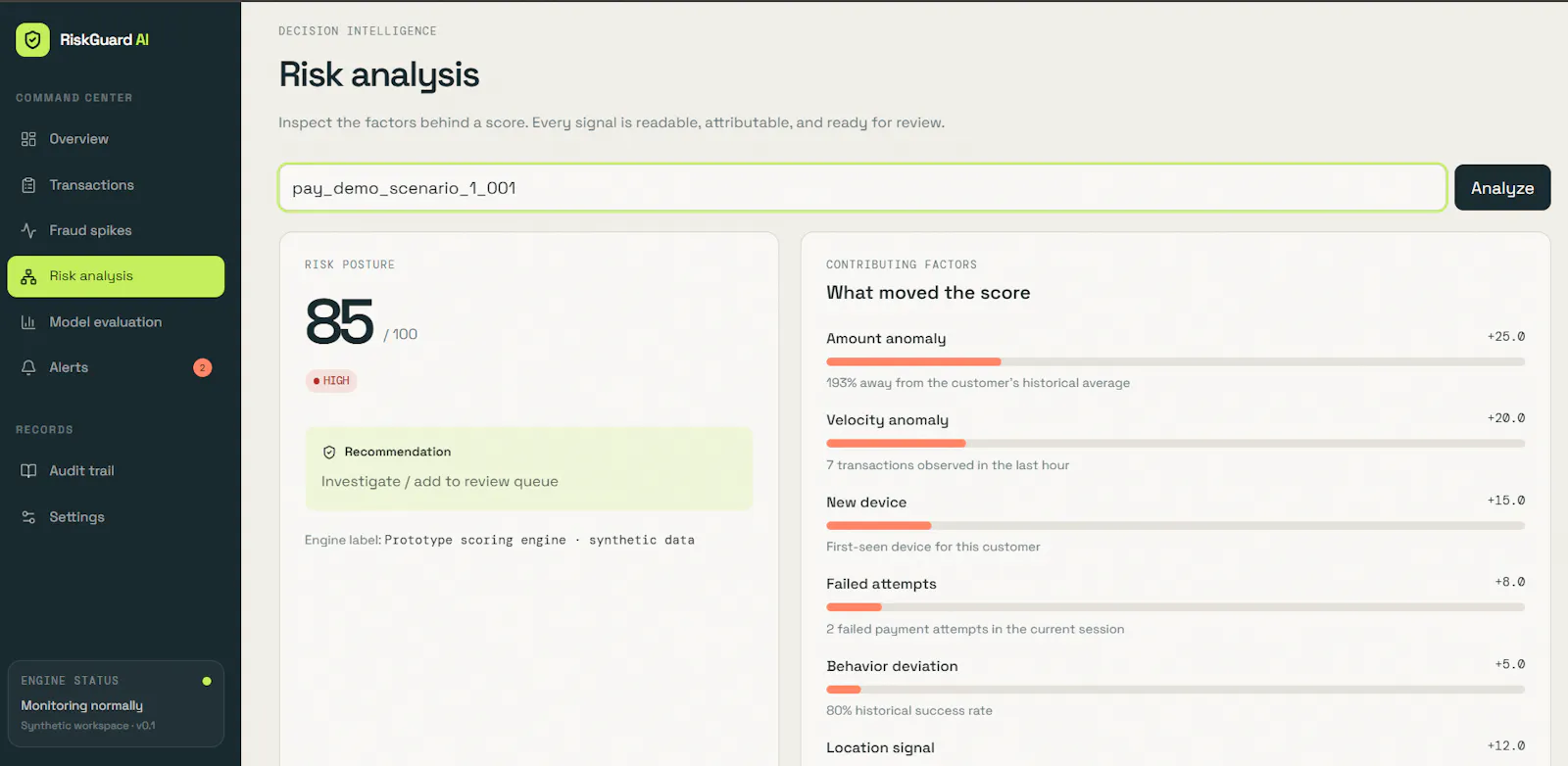 RiskGuard AI screenshot 5