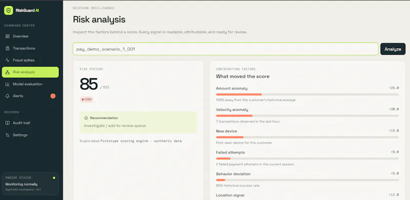 RiskGuard AI screenshot 5