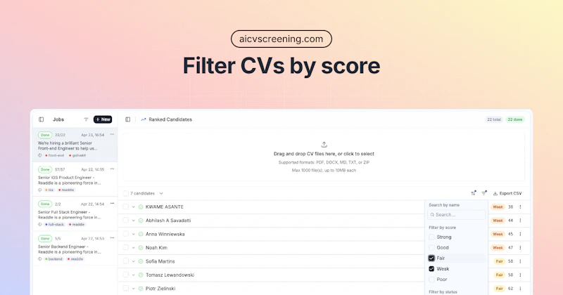 aicvscreening screenshot 5