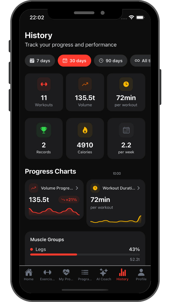 BenchRep for iOS & Android gallery image
