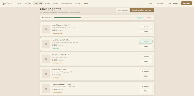 Spec·Studio screenshot 2