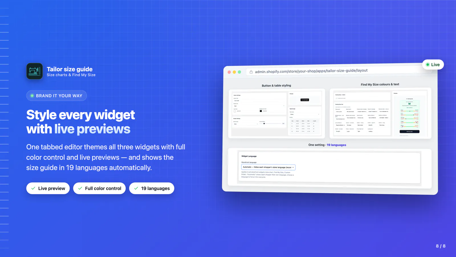 Size Chart & Size Recommender  screenshot 8