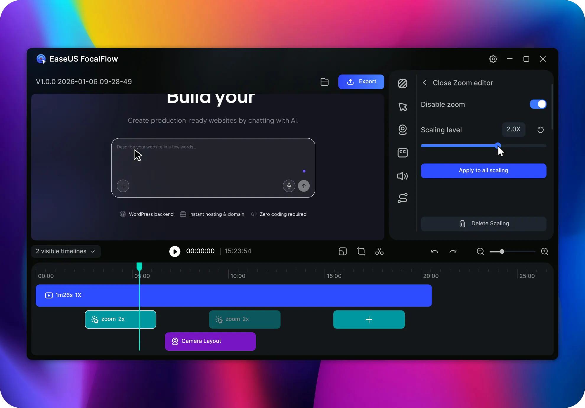 EaseUS FocalFlow のプロダクトバナー