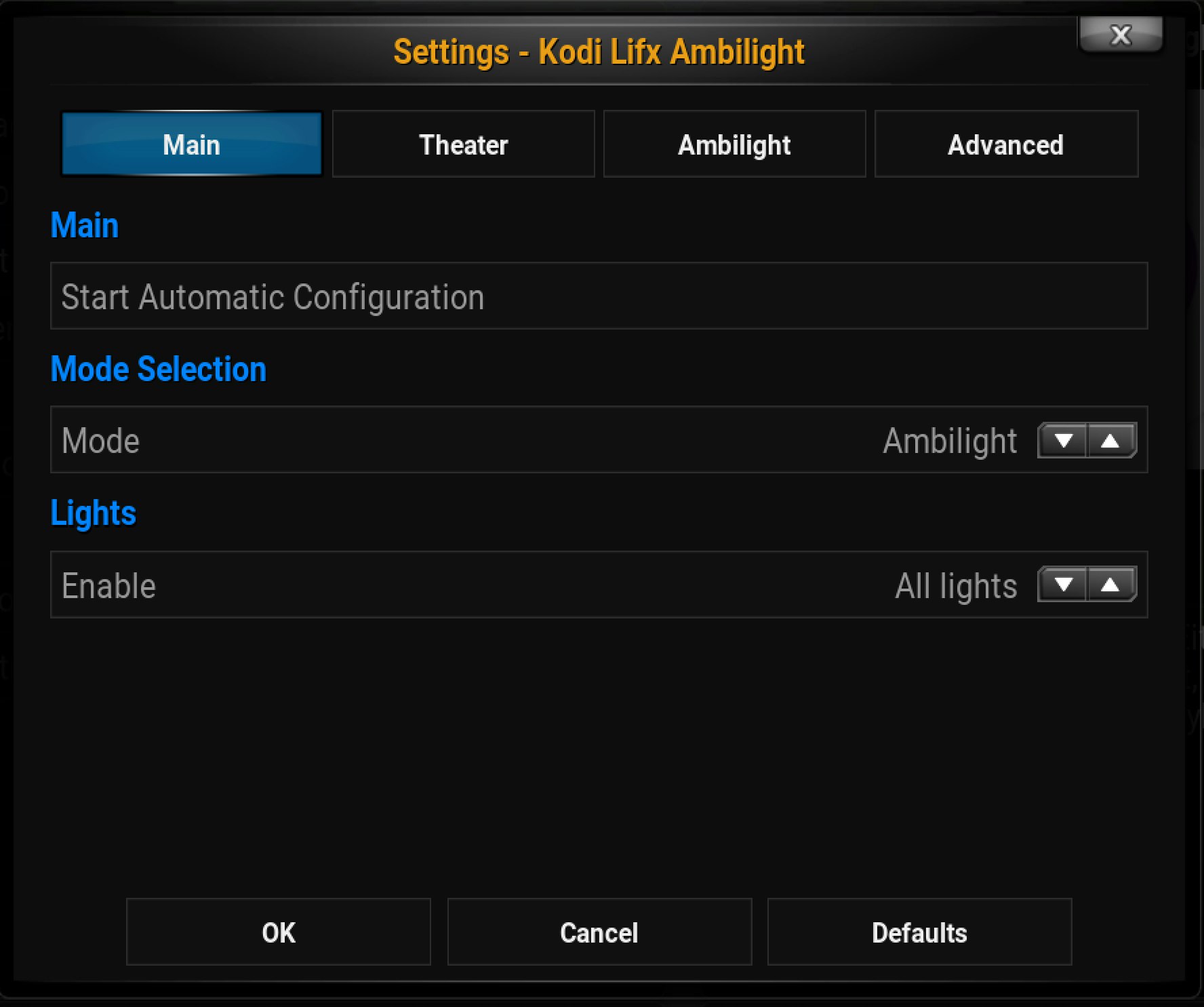 Lifx Addon for Kodi gallery image