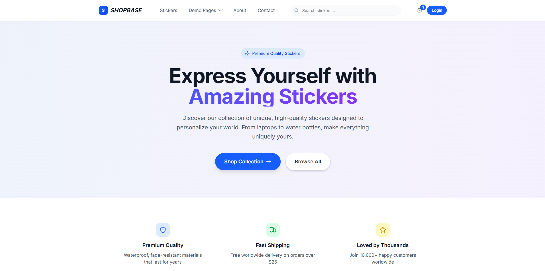 Shopbase Next.js 전자 상거래 보일러 플레이트 - 생산 준비 NEXT.JS 전자 상거래 보일러 플레이트 미디어 1
