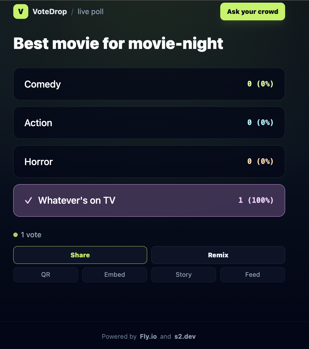 VoteDrop gallery image