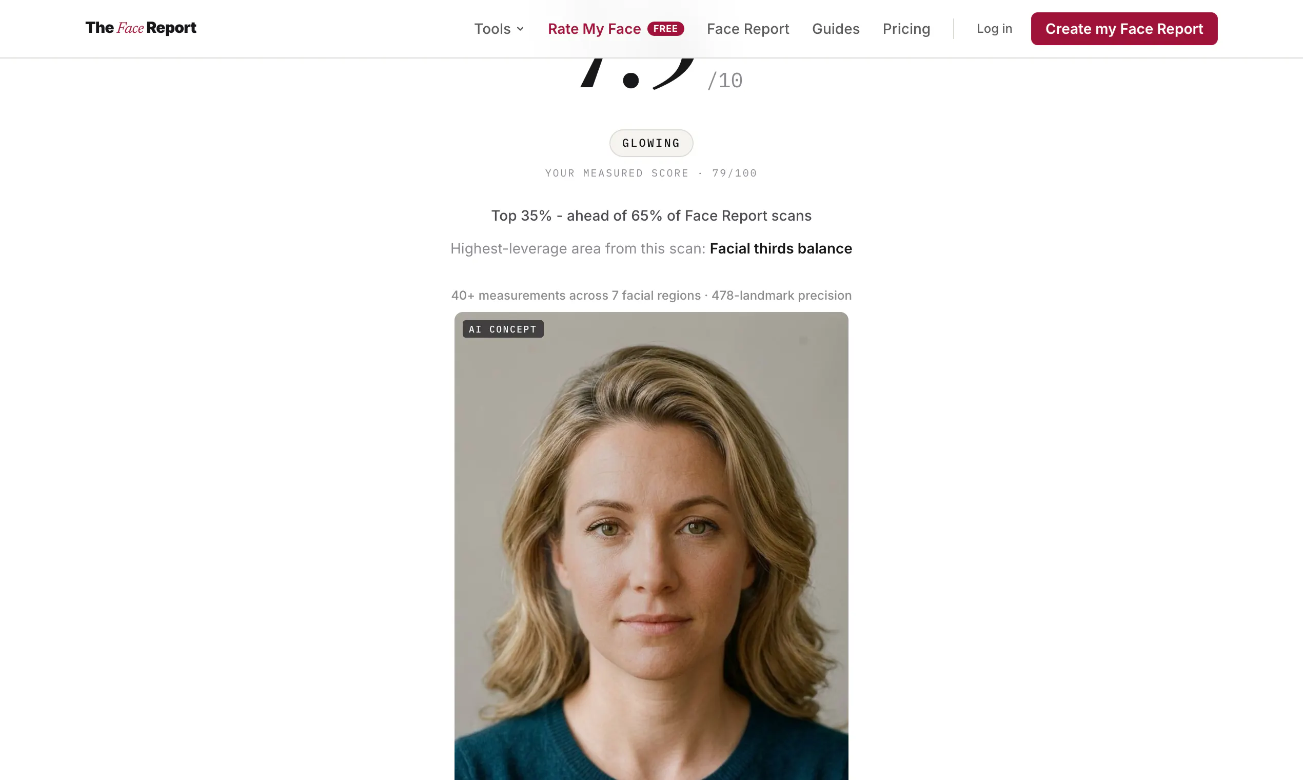 The Face Report gallery image