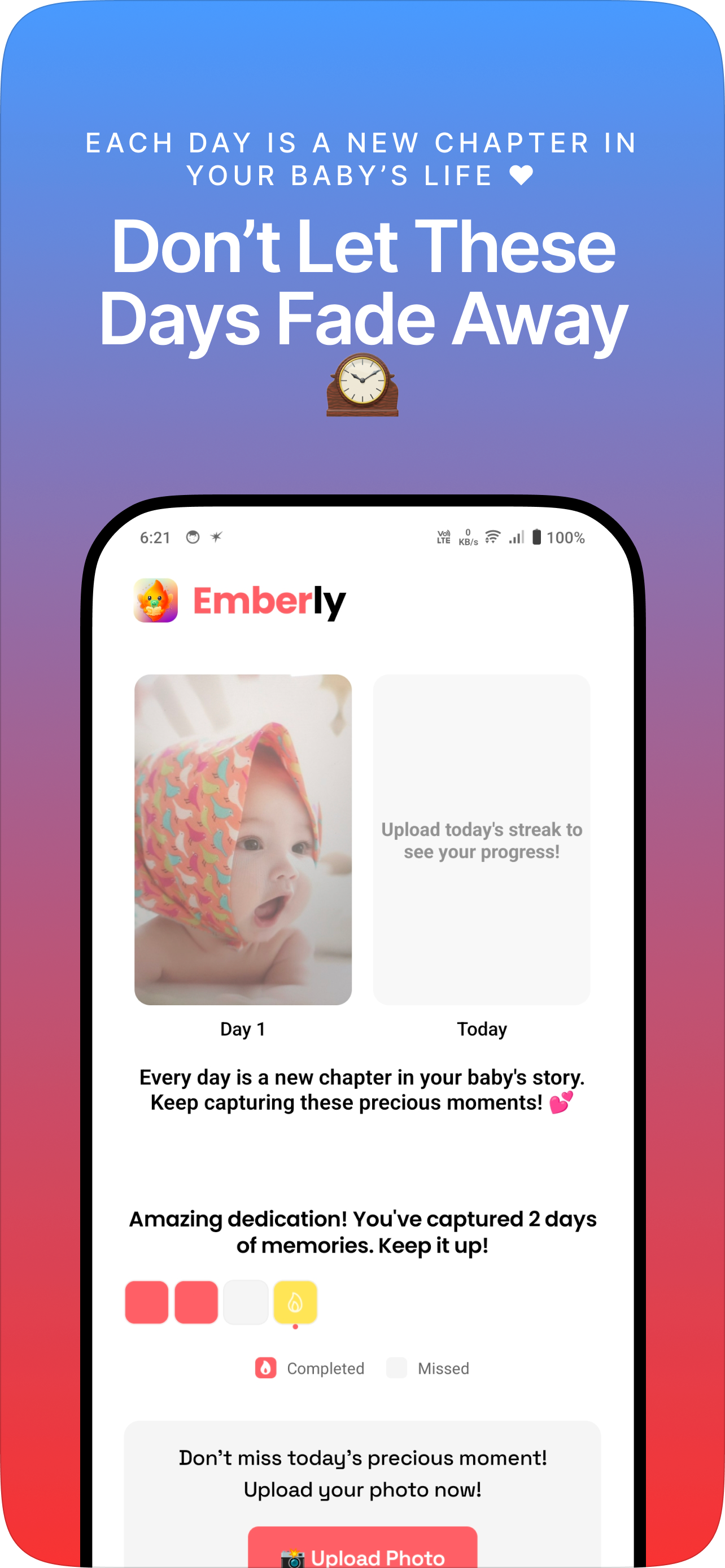 Emberly: офлайн -дневник - Все фотографии вашего ребенка, заметки, оставайтесь на своем устройстве медиа 3