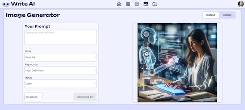WriteAI.me - Free Full Stack AI Writer gallery image
