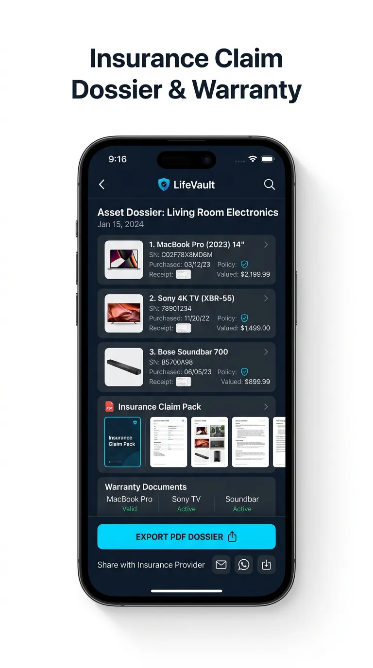 LifeVault: Home Inventory gallery image