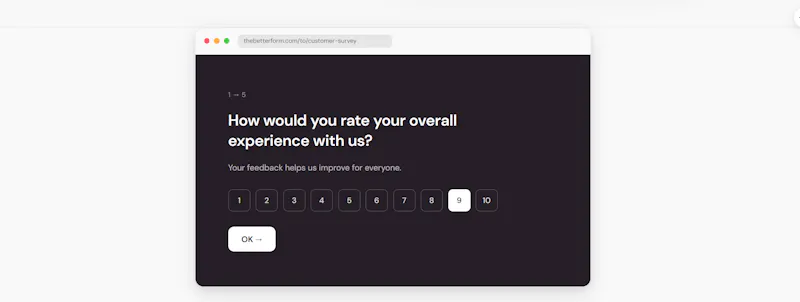 Betterform screenshot 4