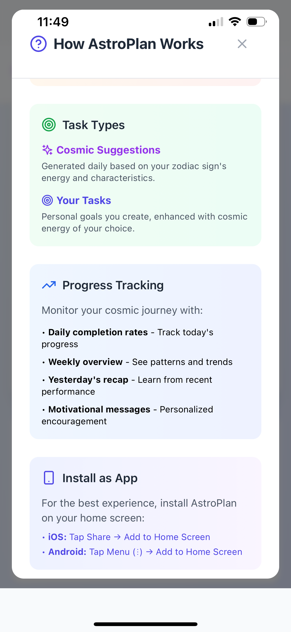 Astroplan-有意義的一天的3個任務 - 你今天應該做什麼？您的星星已經知道。 media 8