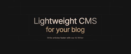 Lightweight CMS gallery image