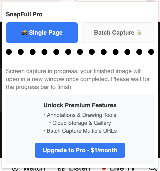 Snapfull Pro - 주석이있는 전체 페이지 스크린 샷 |크롬 확장 미디어 2