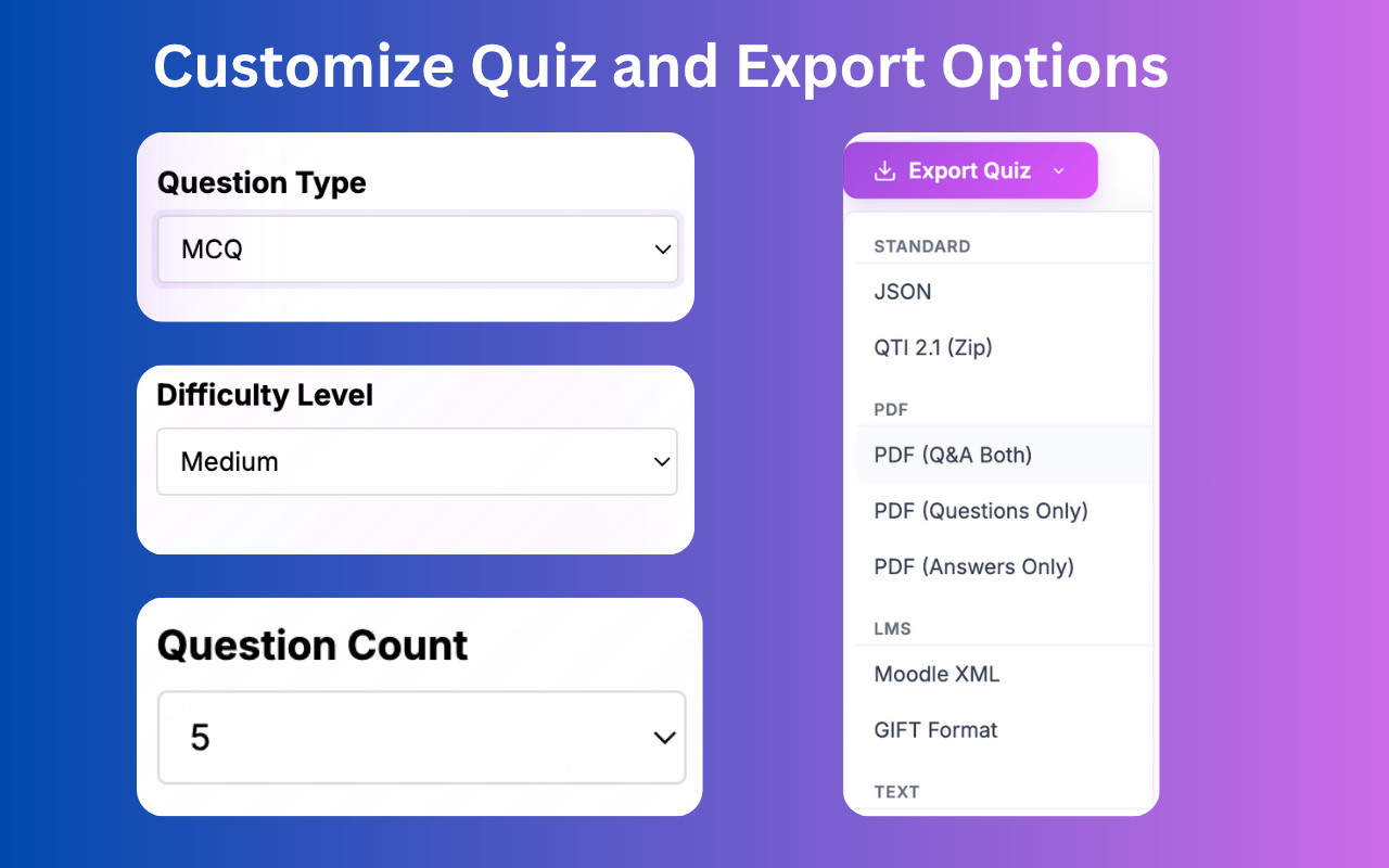 DODOGENAI Generate Quizzes with AI gallery image