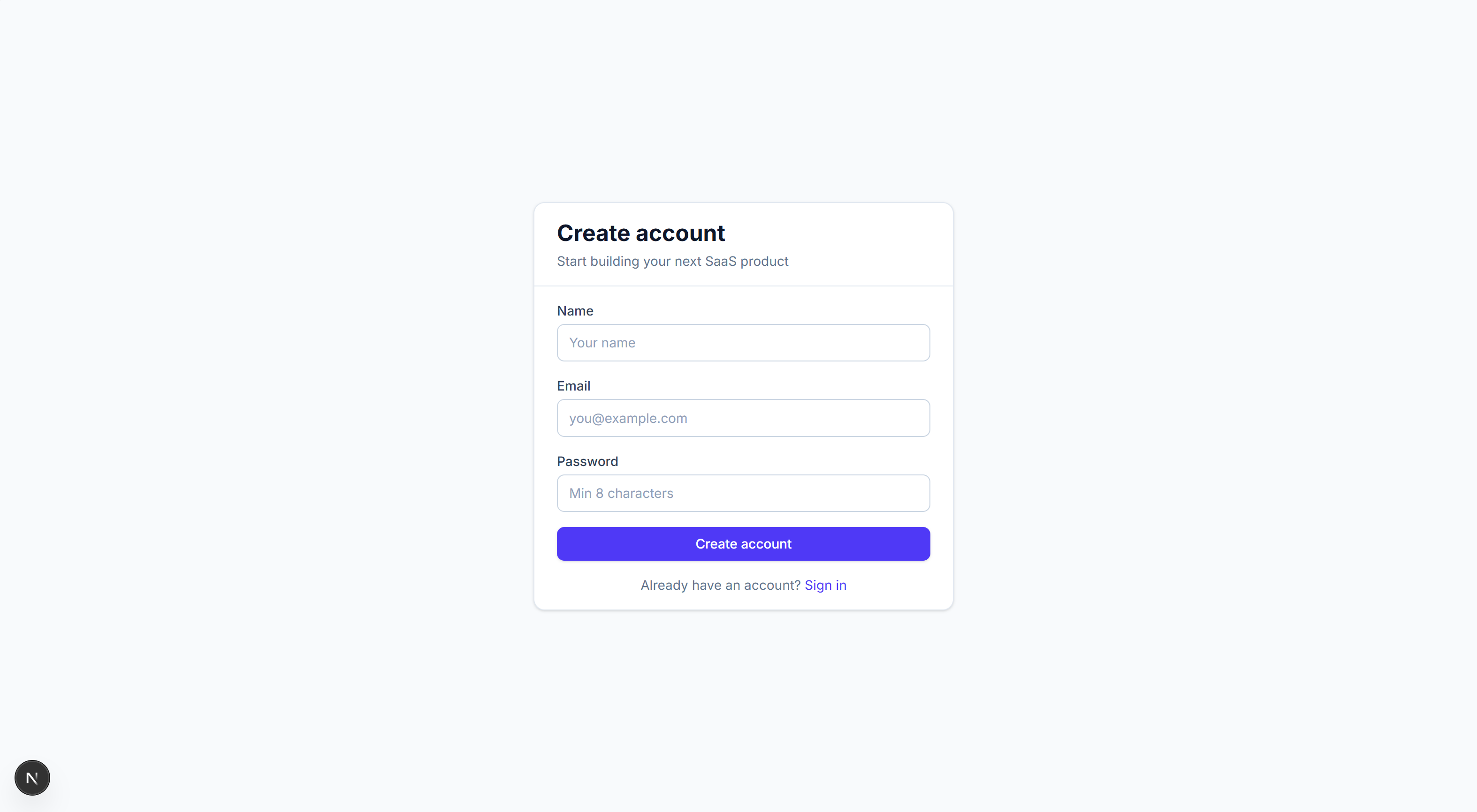Next.js SaaS Starter Kit gallery image