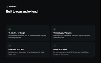 YourTraffic, open-source web analytics gallery image
