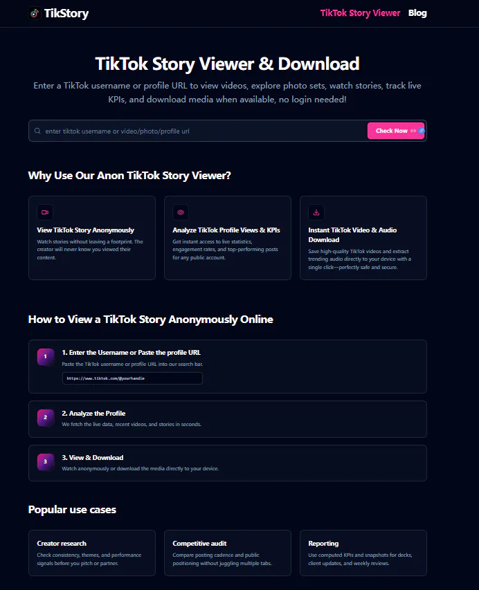 tikstoryviewer のプロダクトバナー
