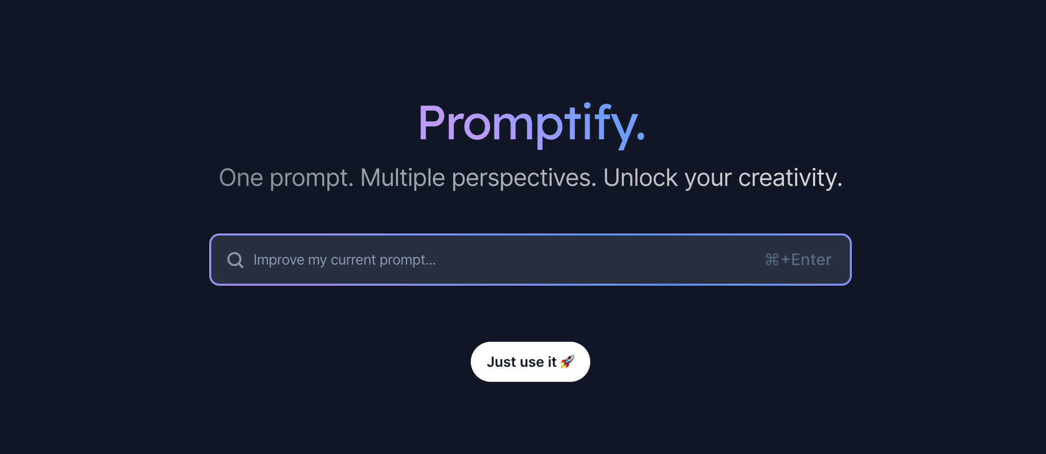 startuptile PromptifyPRO-All AI tools to help you achieve the most you can.