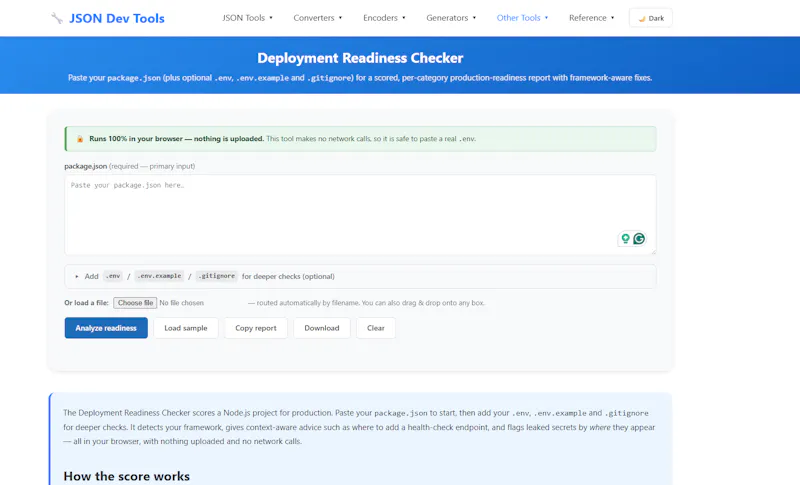 Deployment Readiness Checker screenshot 1