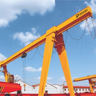 10 Ton Single Girder Gantry Crane - Product Hunt launch logo and brand identity