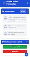 Reddit Thread Summarizer gallery image