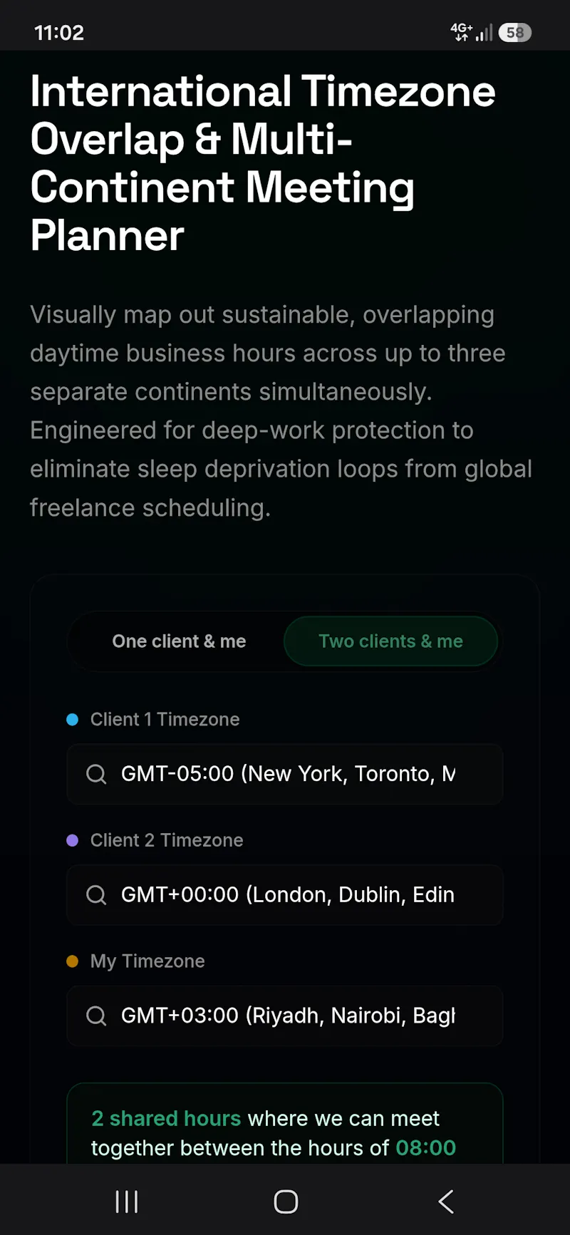 Freepaycalc, A Free Freelancer's Friend  screenshot 5