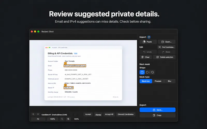 Redact Shot screenshot 4