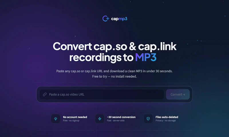 CapMP3.com screenshot 2