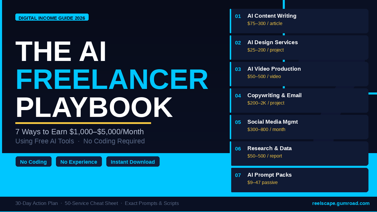 The AI Freelancer Playbook gallery image