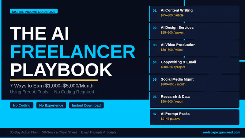 The AI Freelancer Playbook screenshot 1