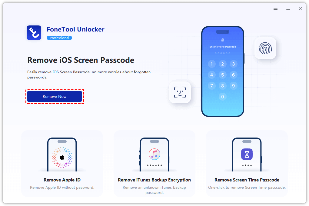 Fonetool Unlocker - ปลดล็อค iPhone ที่ง่ายปลอดภัยและทรงพลัง media 2