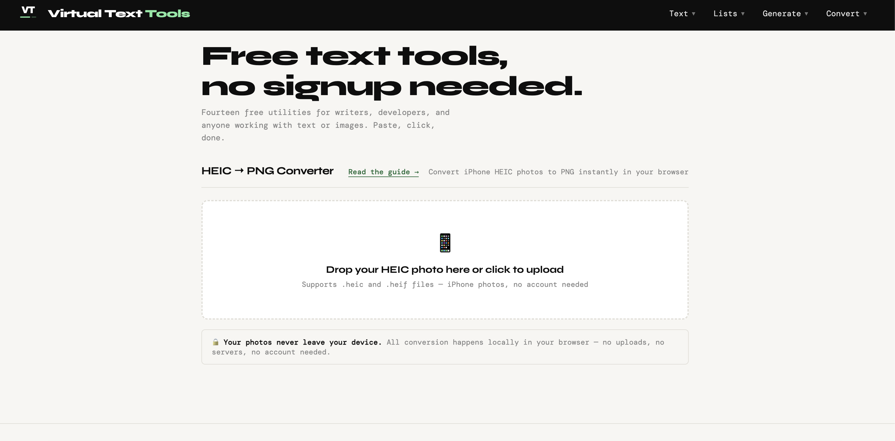 Virtual Text Tools gallery image