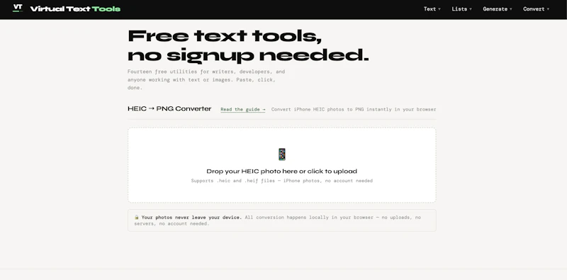 Virtual Text Tools screenshot 3