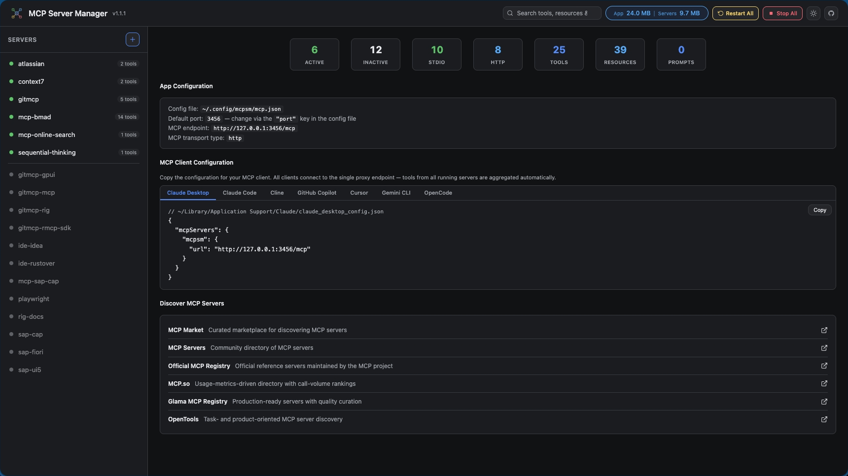 MCP Server Manager gallery image