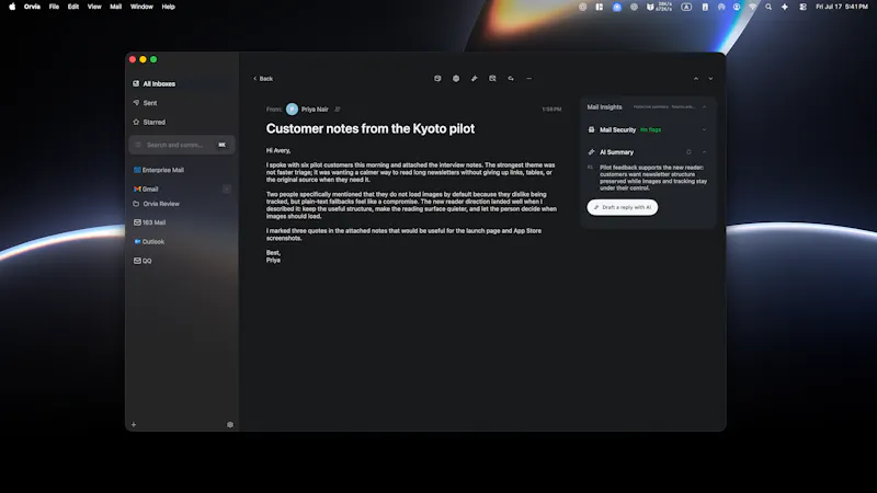Orvia Mail screenshot 7