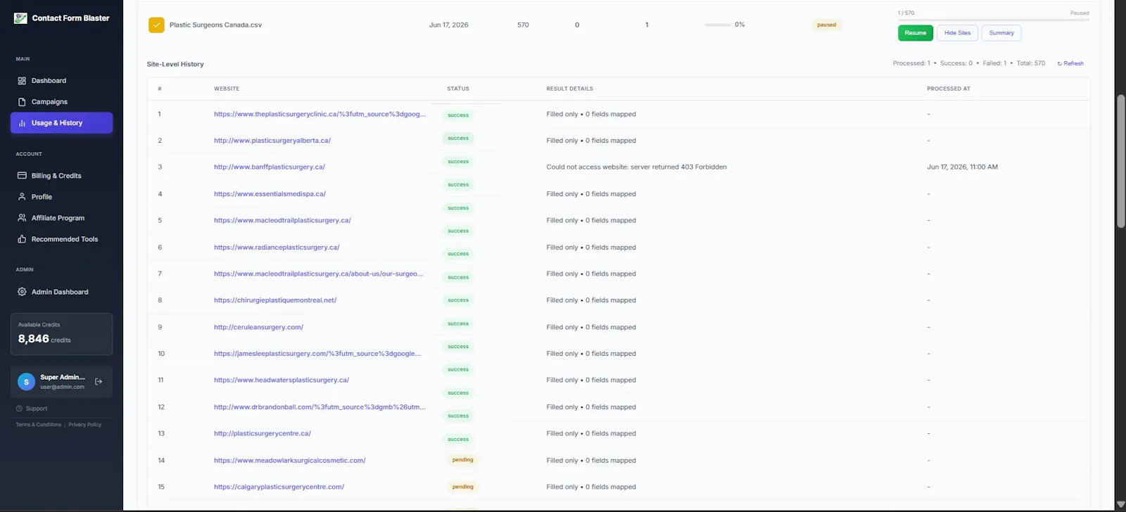 Contact Form Blaster screenshot 4