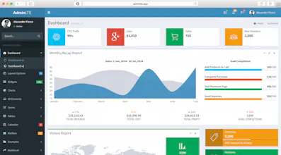 Admin LTE | Responsive Bootstrap Based Dashboard Theme gallery image