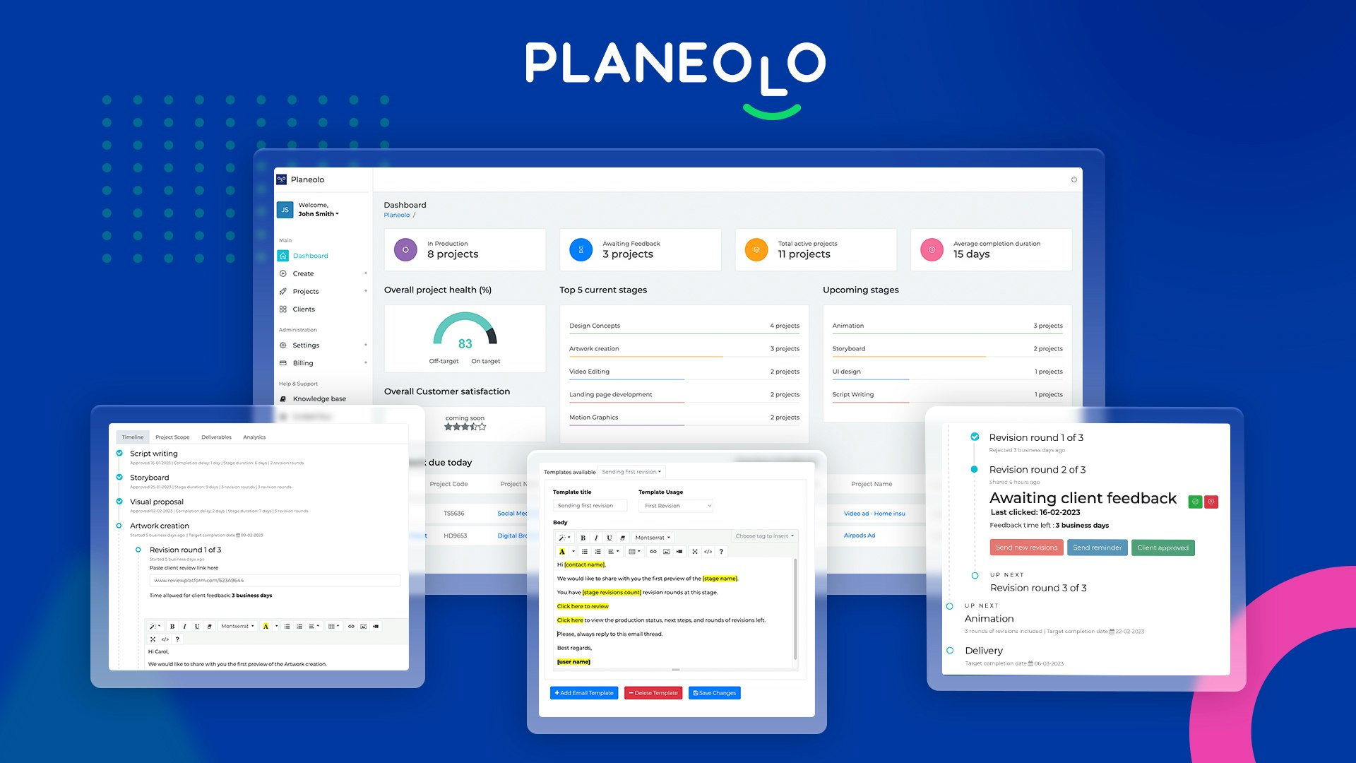 planeolo - Service delivery tool for creatives