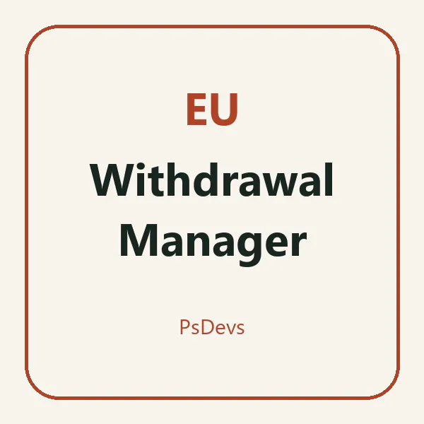 EU Withdrawal Manager