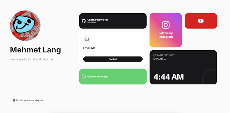Sivy.me screenshot 1