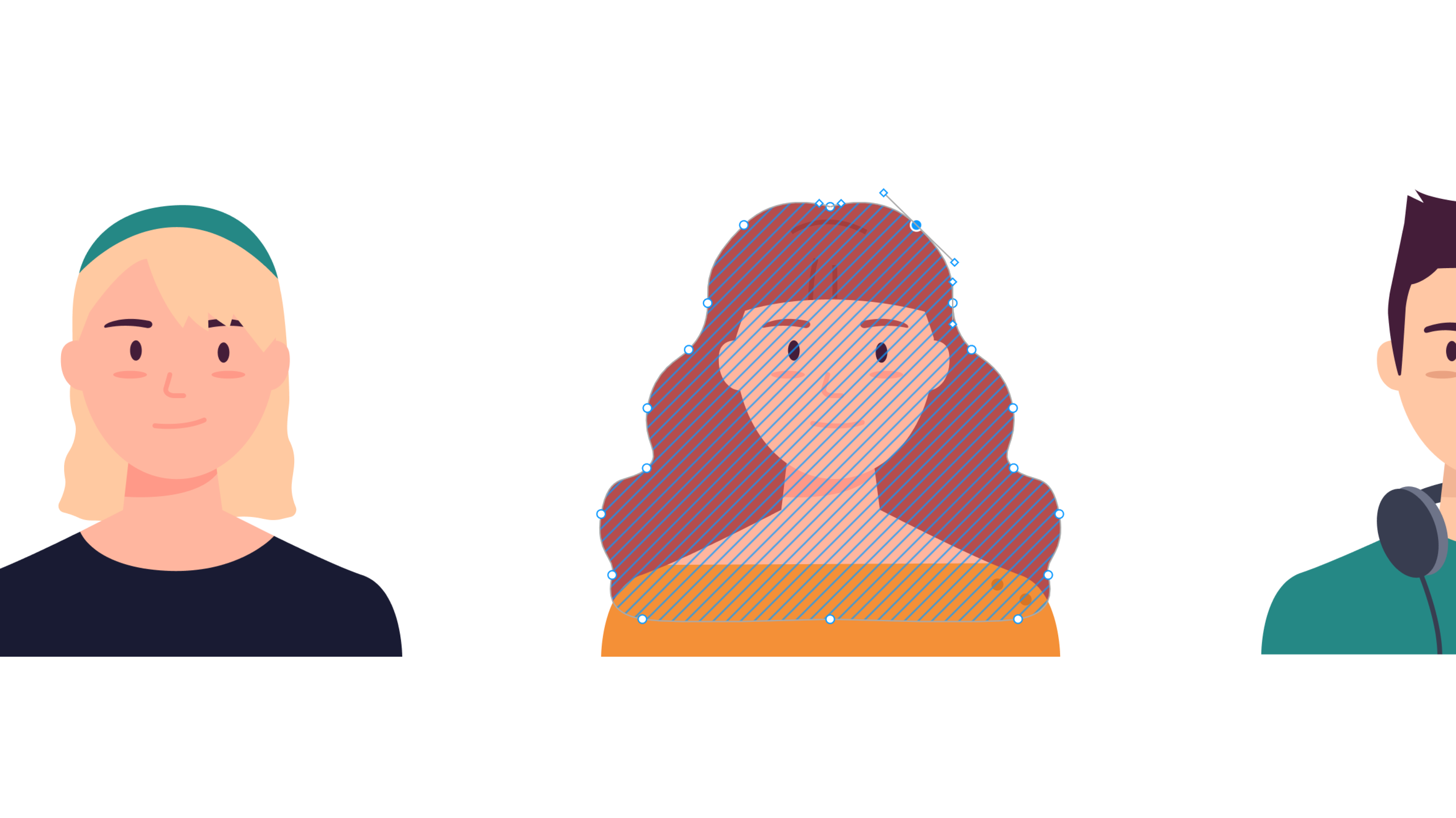 [50 faces] Avatar library gallery image