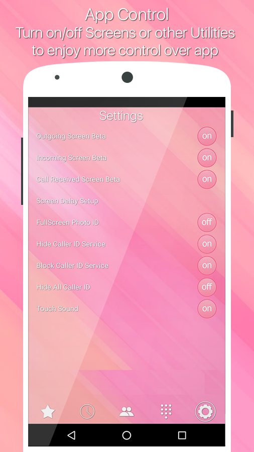 Sweet Pink Dialer + Caller ID gallery image
