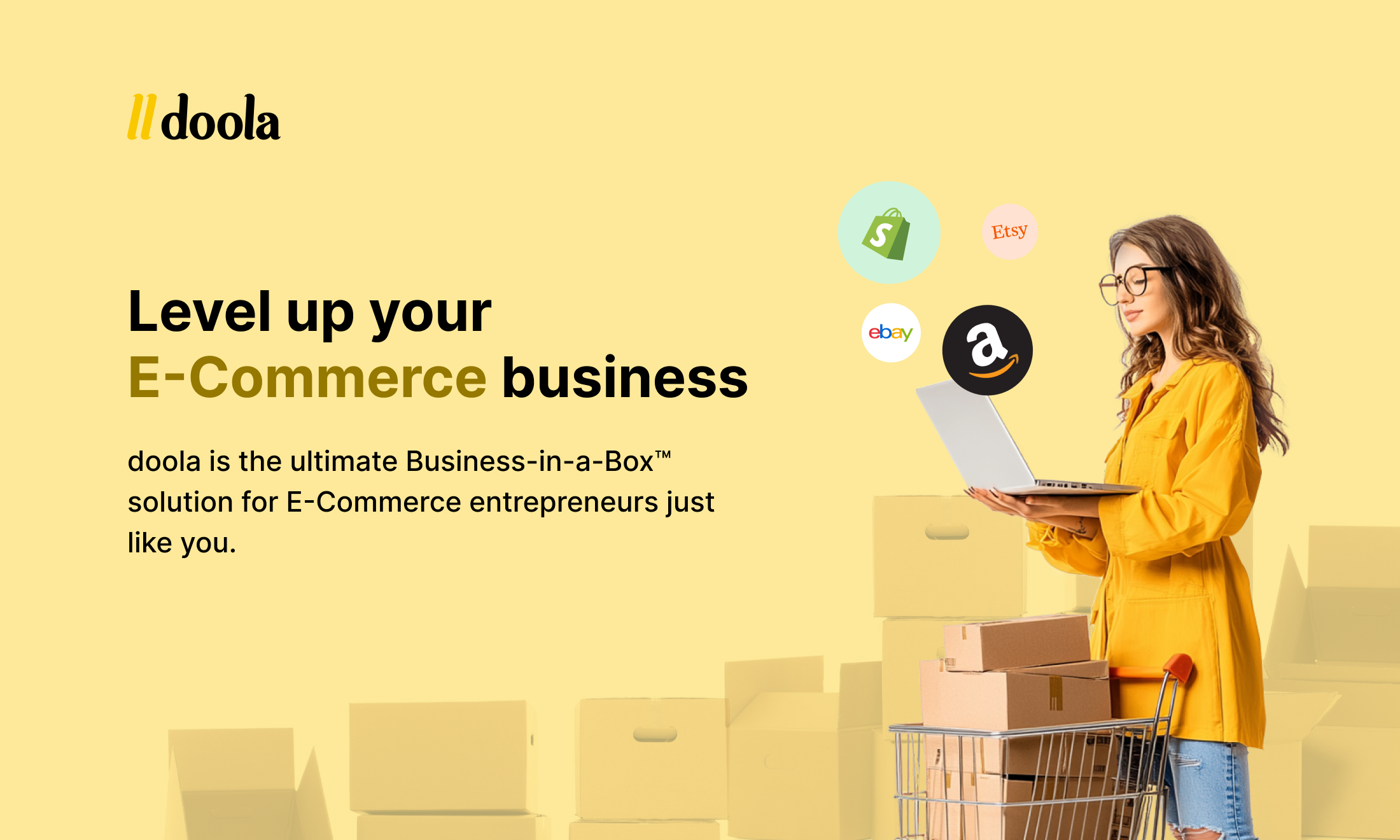 Doola Business-in-a-Box ™ für E-Commerce - Ihr E-Commerce-Backoffice.Vereinfacht. Medien 6