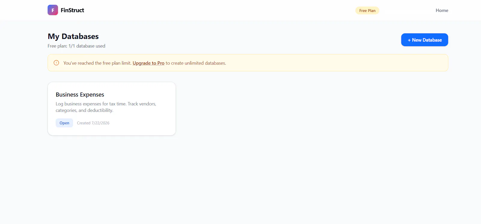 FinStruct screenshot 2