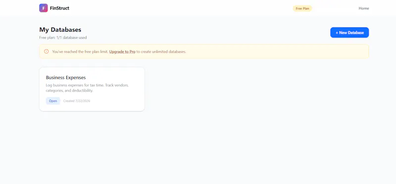 FinStruct screenshot 2